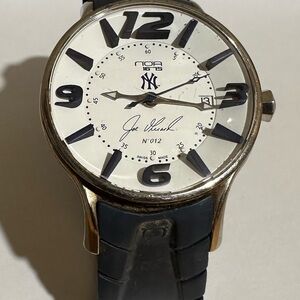 Silver and Black Men's Watch